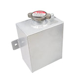 Universal Aluminum Radiator Coolant Expansion Overflow Reservoir Tank Racmoto