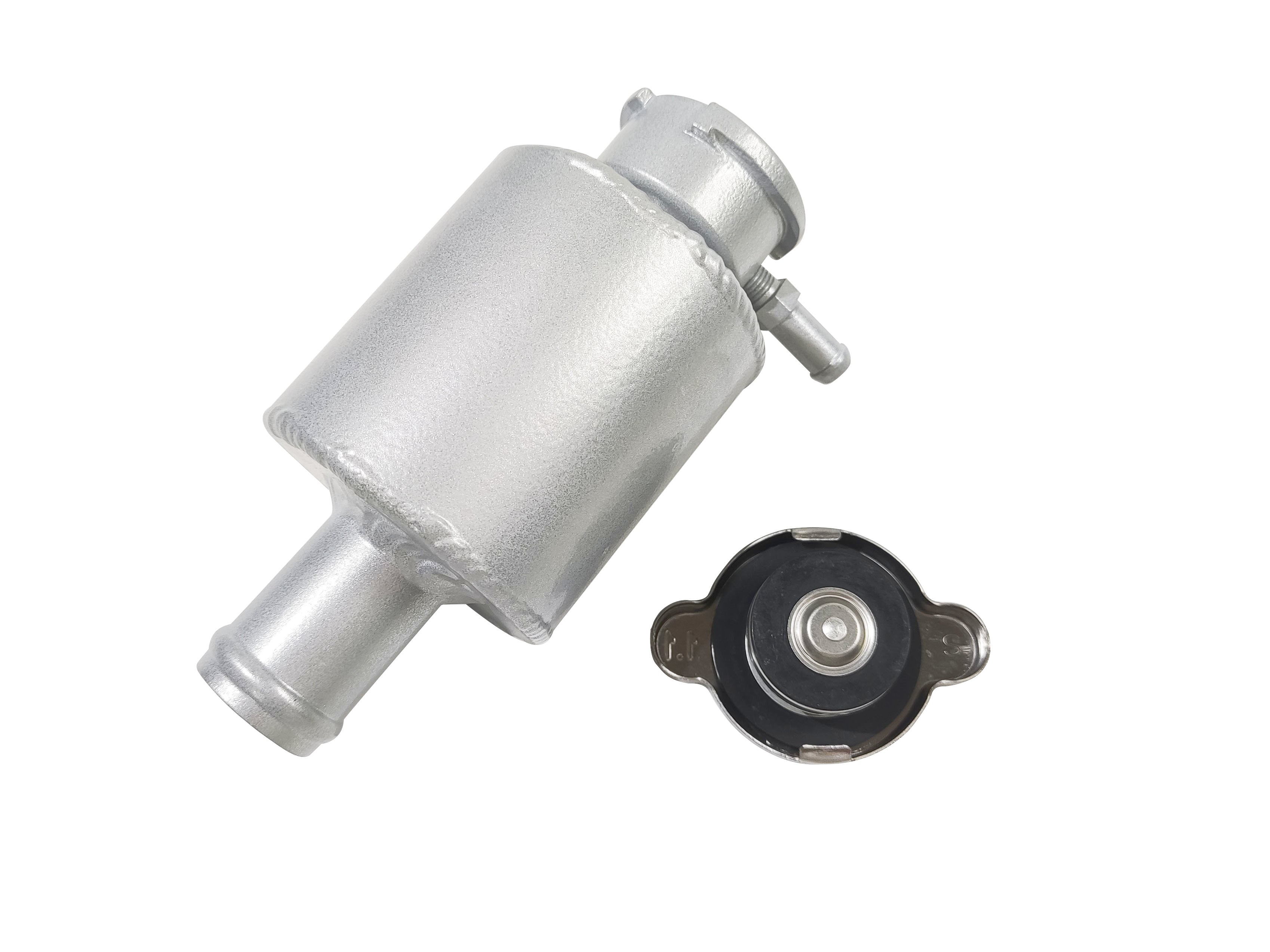 180ML Universal Aluminum Radiator Coolant Overflow Tank With Cap RACMOTO