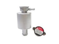 180ML Universal Aluminum Radiator Coolant Overflow Tank With Cap RACMOTO