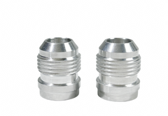 2Pcs 10-AN Universal Male Fuel Hose Weld On Fitting Bung Nitrous Aluminum RACMOTO