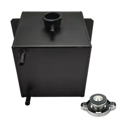 3.5L Universal Aluminum Overflow Coolant Reservoir Tank RACMOTO
