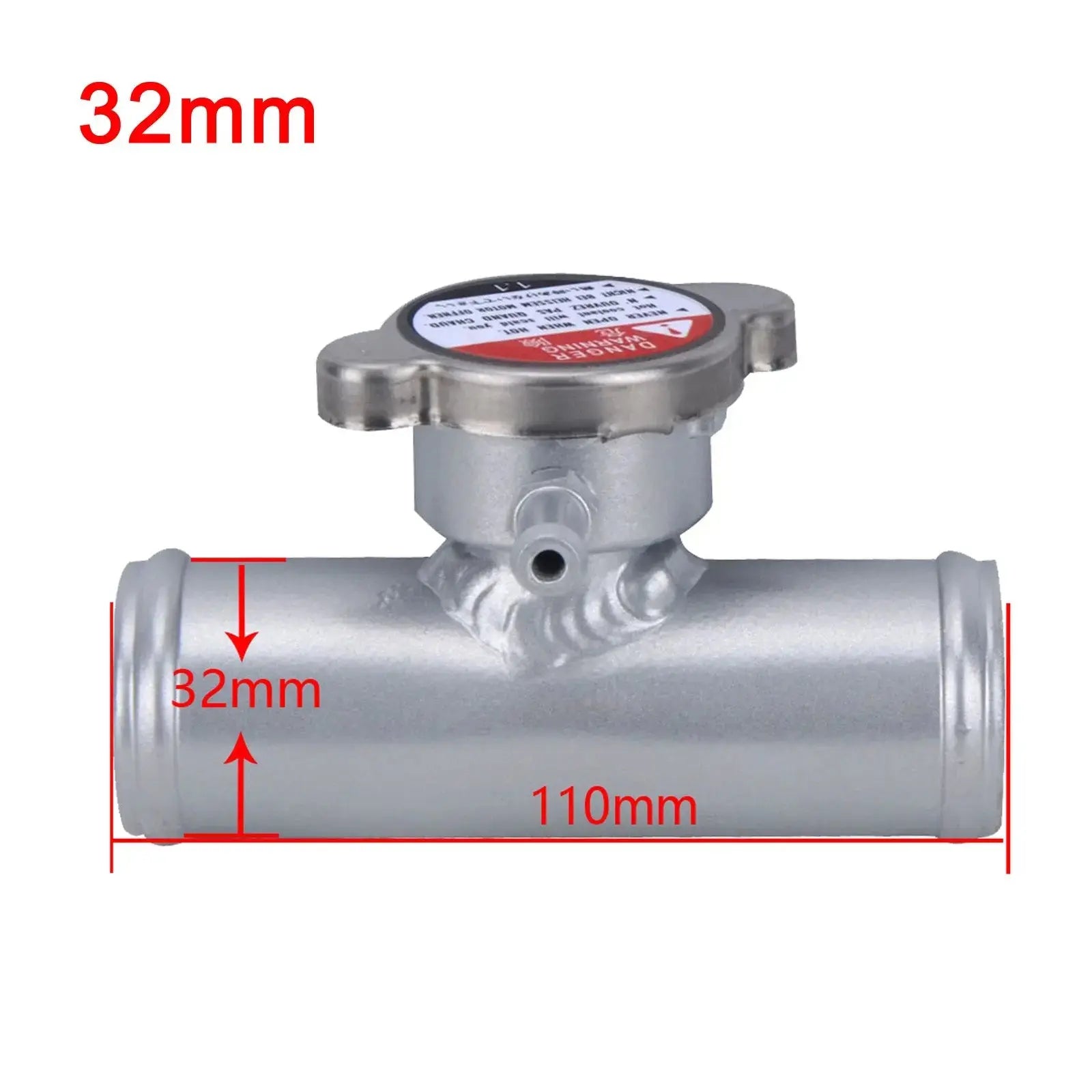 32mm Aluminum Inline Filler Neck Hose With Cap