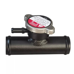 32mm 1-1/4" In-Line Radiator Hose Connector Filler Neck W/ 16psi Cap racmoto