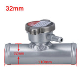 32mm 1-1/4 O.D Aluminum Radiator Inline Filler Neck Hose 45 Degrees