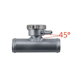 Aluminum 32mm 1-1/4" O.D In line Coolant Radiator Hose Filler Neck W/1.1 Bar Cap Racmoto