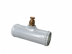 35mm OD Aluminum Cooling Radiator Hose Airlock Coolant System Air System Silver RACMOTO