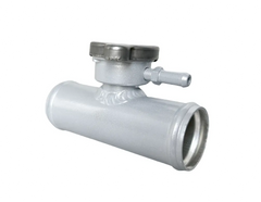 38mm Aluminum Radiator Hose In Line Filler Neck Coolant Hose 1-1/2" Racmoto