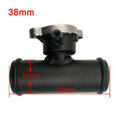 38mm Aluminum Inline Filler Neck Hose With Cap 1-1/2 Hose