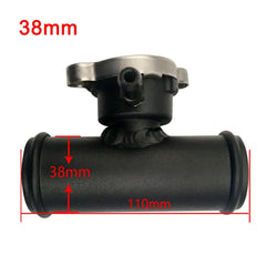 38mm Aluminum Inline Filler Neck Hose With Cap 1-1/2 Hose