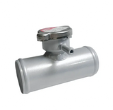 42mm 1.65 Universal Aluminum In Line Radiator Hose Filler Neck RACMOTO