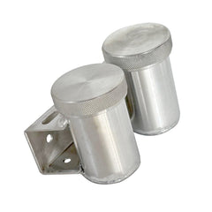 AN-4 (4AN 7/16x20) Double Aluminum Brake Clutch Fluid Reservoir Pot RACMOTO