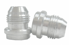 2Pcs 8-AN -8AN Universal Aluminum Male Fuel Hose Weld On Fitting Bung Nitrous RACMOTO