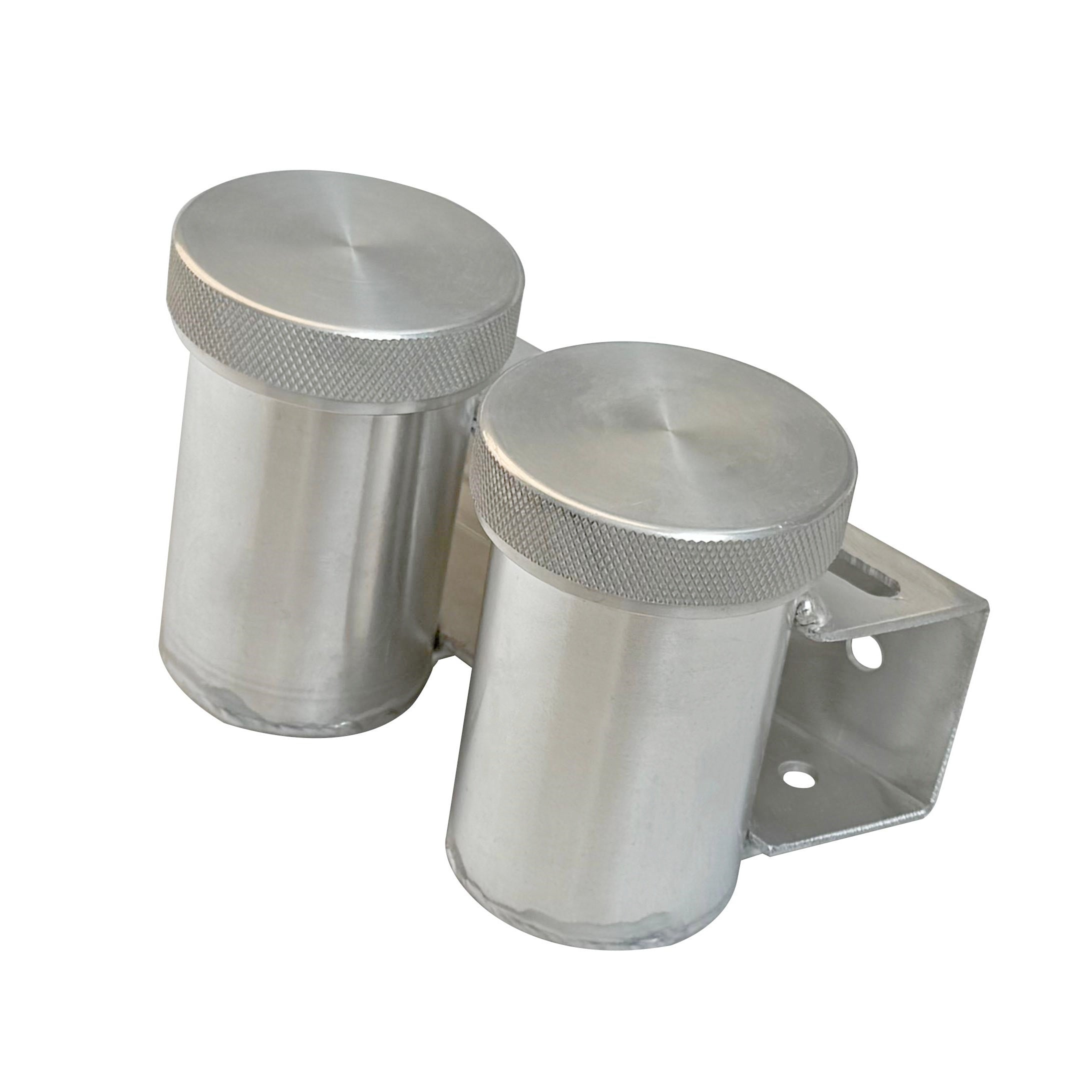 AN-4 (4AN 7/16x20) Double Aluminum Brake Clutch Fluid Reservoir Pot RACMOTO