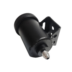 AN -4 AN4 4AN 7/16 x 20 Single Aluminum Brake Clutch Fluid Reservoir Pot Black RACMOTO