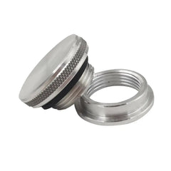 Alloy Aluminum Filler Neck Weld On Bung - Screw Cap Small CNC Gas Oil Tank RACMOTO