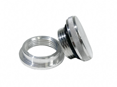 Alloy Aluminum Filler Neck Weld On Bung - Screw Cap Small CNC Gas Oil Tank RACMOTO