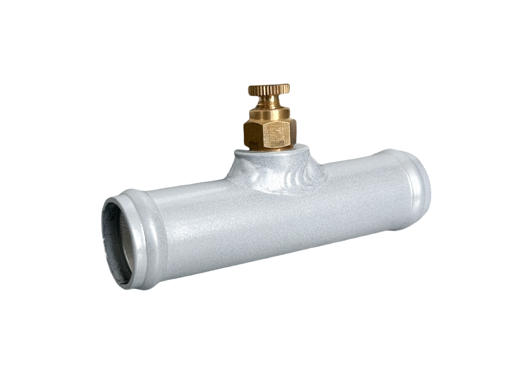 Alloy Fits 1" Heater Hose Easy Bleeder Cooling System Air Bleeding System Silver RACMOTO