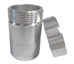 Aluminium Weld-On Fuel Filler Neck And Cap 33mm ID 40mm O.D Racmoto