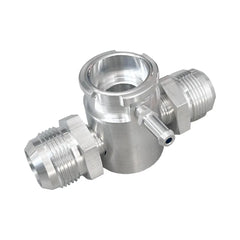 Aluminum 16AN Fitting Inline Filler Neck Hose Radiator Connector Universal RACMOTO