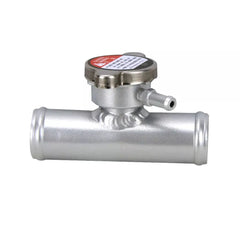 32MM 1-1/4" Inline Radiator Hose Filler Neck Adapter Water 45 Degrees