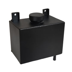Universal Aluminum Radiator Coolant Reservoir Bottle Overflow Tank Black RACMOTO