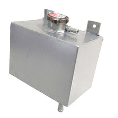 Aluminum Universal Coolant Radiator Overflow Radiator Expansion Header Tank 1.8L RACMOTO