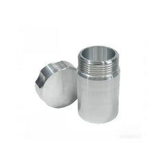 Aluminum Alloy Weld On Filler Neck Tank Spash-proof 38mm O.D W/ Cap Natural Racmoto