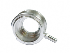 Aluminum Weld On Radiator Filler Neck 1.65 ID 42mm, OD 56mm Natural RACMOTO