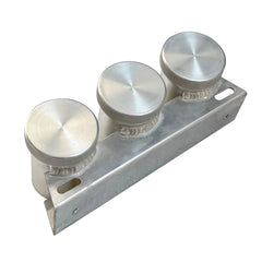 AN -4 (4AN 7/16x20) FEMALE Triple Aluminium Brake / Clutch Fluid Reservoir Tank RACMOTO