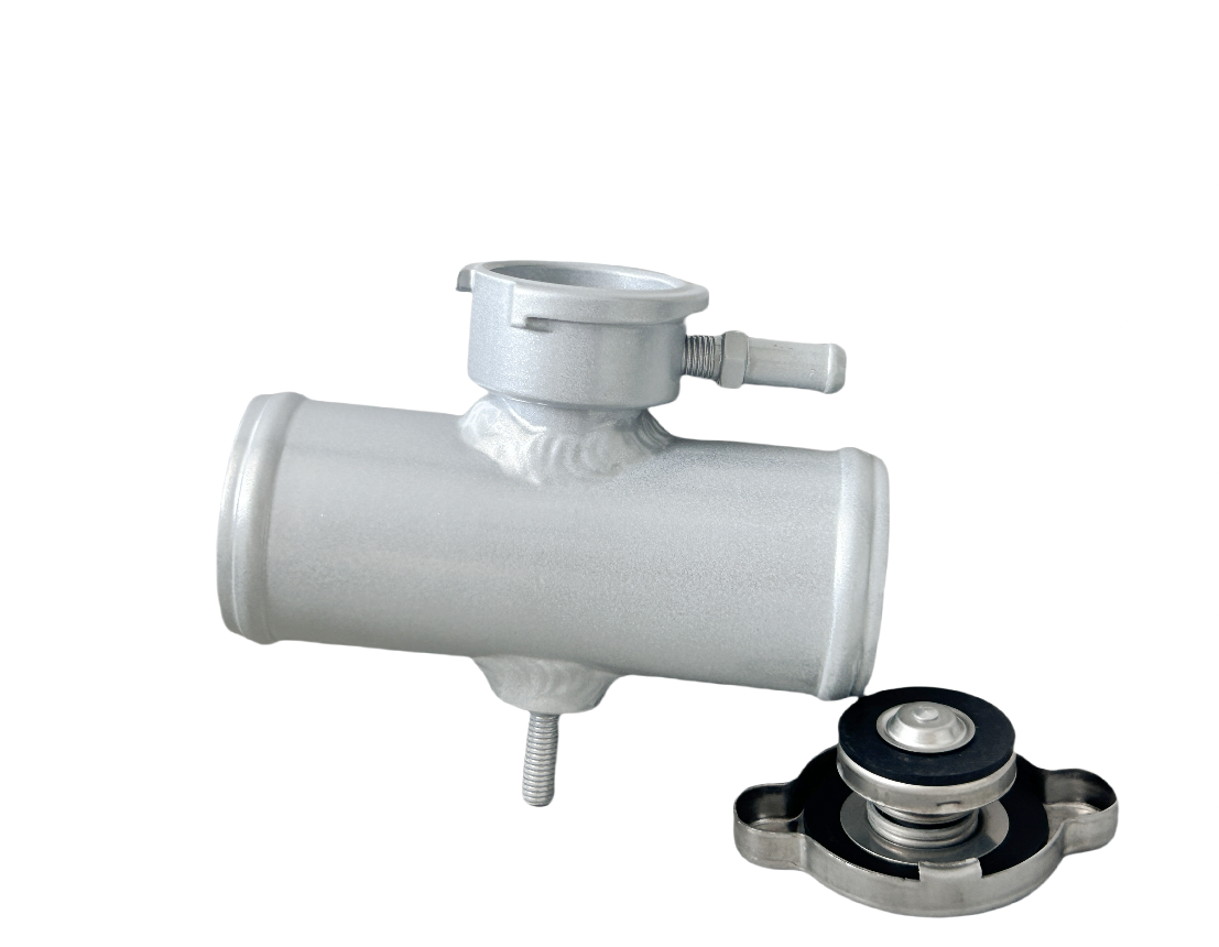 For Dodge Jeep Aluminum Upper Hose Filler Neck Solutions Kit 32948K1 RACMOTO