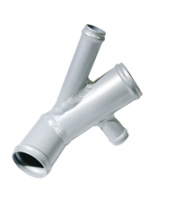 For Land Rover Discovery 2 1999-2004 Aluminum Tube 4-way Radiator Coolant Hose RACMOTO Auto Parts