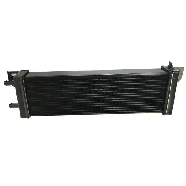 universal Air to Water Intercooler Aluminum Radiator Liquid Heat Exchanger Black RACMOTO