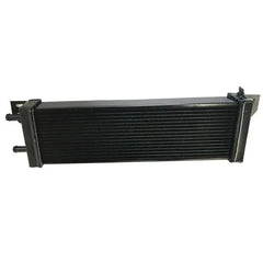 universal Air to Water Intercooler Aluminum Radiator Liquid Heat Exchanger Black RACMOTO