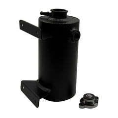 Universal 1.4L Aluminum Coolant Expansion Reservoir Overflow Round Tank Bottle RACMOTO