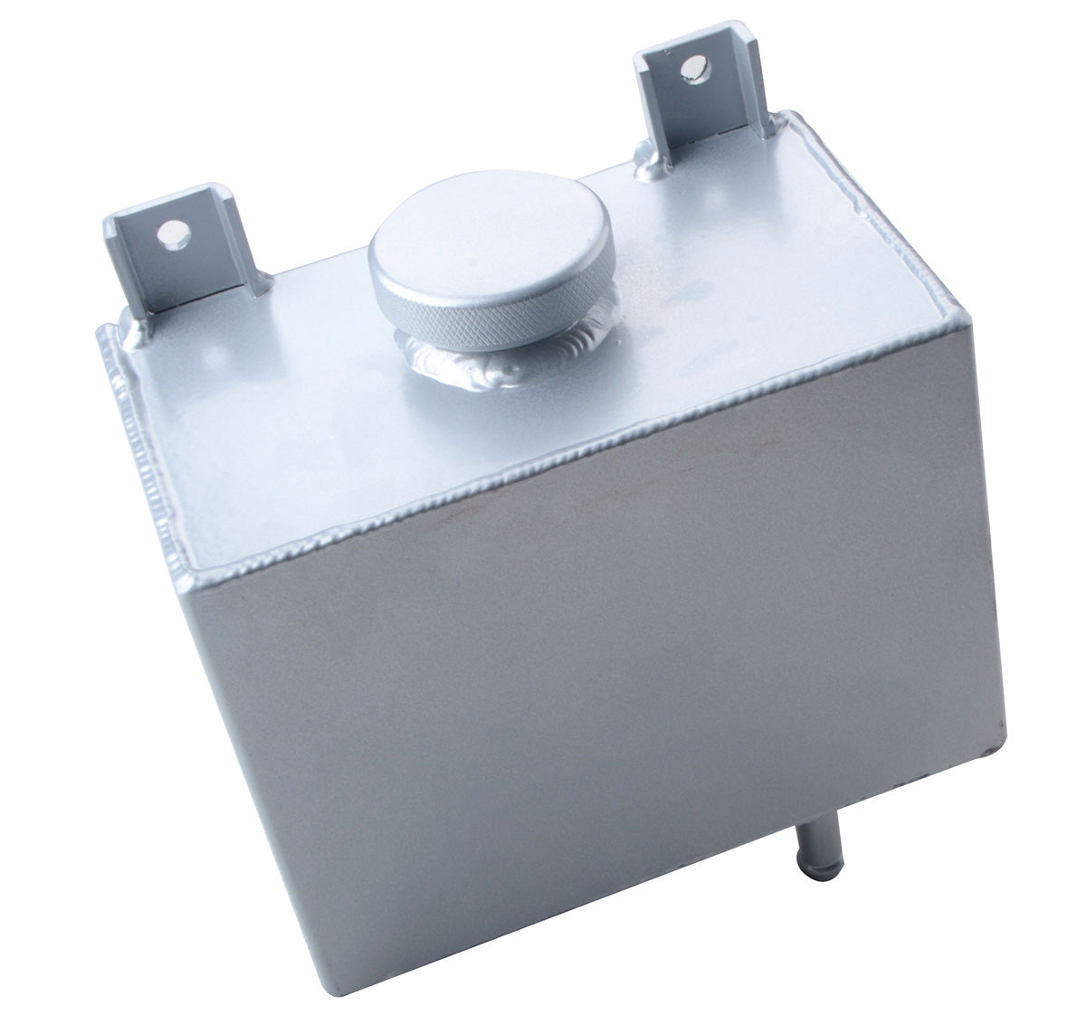 Universal 1.8L Aluminum Radiator Coolant Reservoir Overflow Expansion Tank Bottle RACMOTO