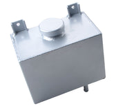 Universal 1.8L Aluminum Radiator Coolant Reservoir Overflow Expansion Tank Bottle RACMOTO
