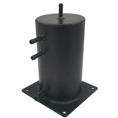 Universal Aluminium Fuel Swirl Tank Surge Pot 1.5l 8mm Pipes