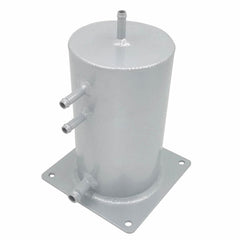 Universal Aluminium Fuel Swirl Tank Surge Pot 1.5l 8mm Pipes RACMOTO Auto Parts