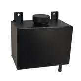 Universal Aluminum Radiator Coolant Reservoir Bottle Overflow Tank Black RACMOTO