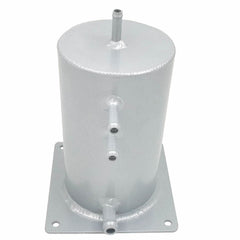 Universal Aluminium Fuel Swirl Tank Surge Pot 1.5l 8mm Pipes RACMOTO Auto Parts