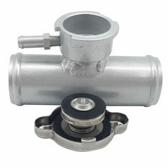 38mm Aluminum Radiator Hose In Line Filler Neck Coolant Hose 1-1/2"