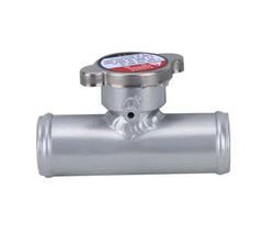 38mm Performance Aluminum Radiator Inline Filler Neck Hose With Cap 1-1/2"