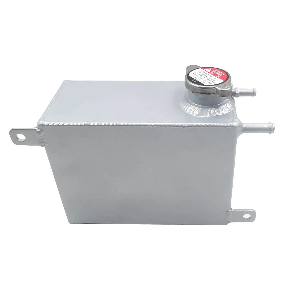 2L Universal Aluminum Expansion Coolant Overflow Reservoir Tank RACMOTO Auto Parts