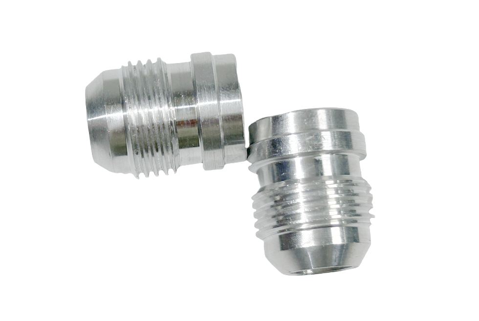 2Pcs 10-AN Universal Male Fuel Hose Weld On Fitting Bung Nitrous Aluminum RACMOTO