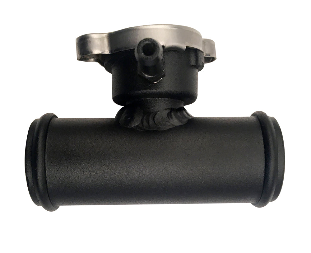 38mm 1-1/2'' Aluminum Radiator Hose Filler In Line  Filler Neck 90 Degree RACMOTO