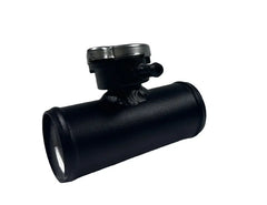 42mm 1.65 Universal Aluminum In Line Radiator Hose Filler Neck Black RACMOTO