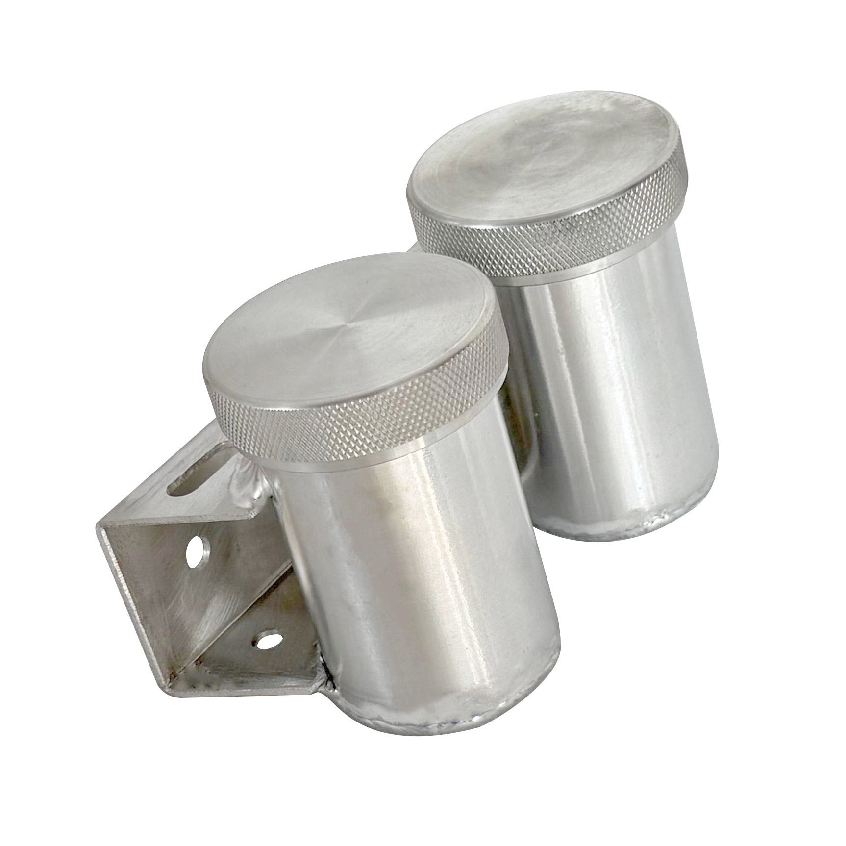 AN-4 (4AN 7/16x20) Double Aluminum Brake Clutch Fluid Reservoir Pot RACMOTO
