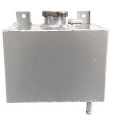 Aluminum Universal Coolant Radiator Overflow Radiator Expansion Header Tank 1.8L RACMOTO