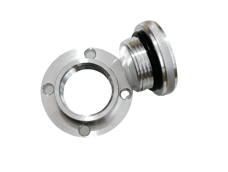 Valve Cover Bung Aluminum W/Oil Cap Chevy Ford Mopar SBC BBC Bolt Weld On RACMOTO