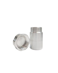 Aluminum Alloy Weld On Filler Neck Tank Spash-proof  38mm O.D W/ Cap Natural Racmoto